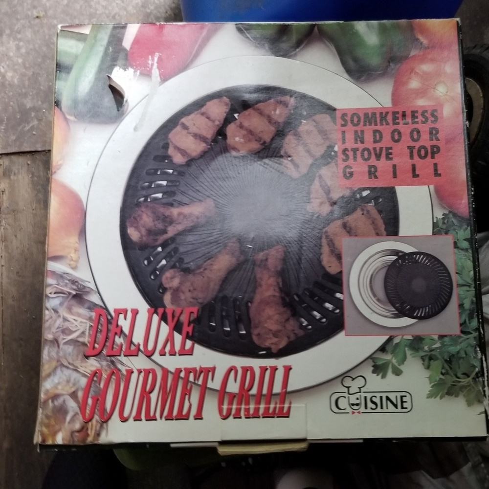 New cuisine  smokeless indoor stove top grill